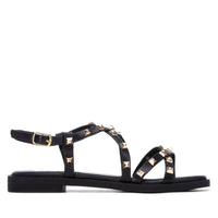 Xti Femme Sandale basse 145150 Noir