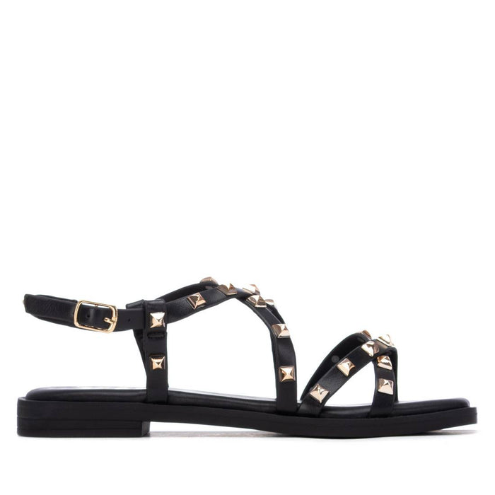 Xti Femme Sandale basse 145150 Noir