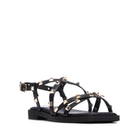 Xti Femme Sandale basse 145150 Noir