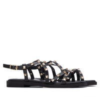 Xti Femme Sandale basse 145150 Noir