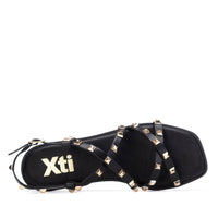 Xti Femme Sandale basse 145150 Noir