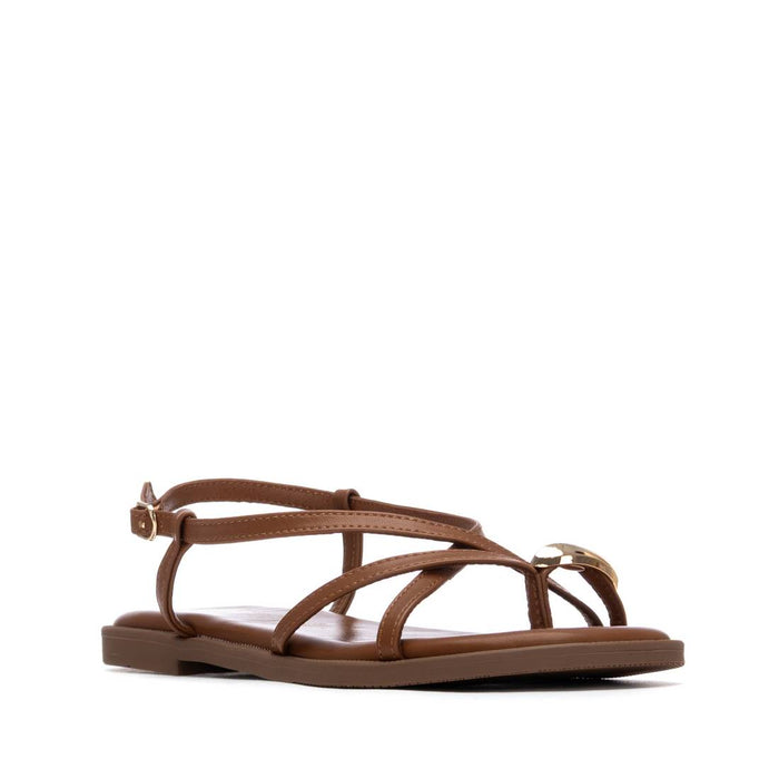 Xti Donna Sandalo basso 145358 Cuoio