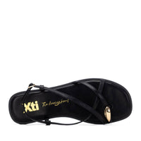 Xti Damen Flache Sandale 145358 Schwarz