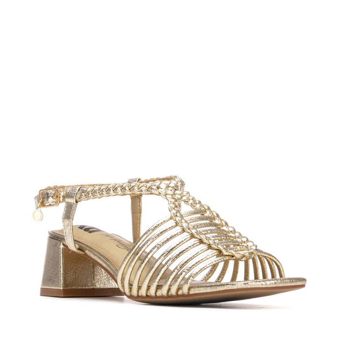 Xti Femme Sandale à talon 145433 Or