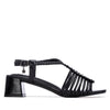 Xti Mujer Sandalia con tacón 145433 Negro