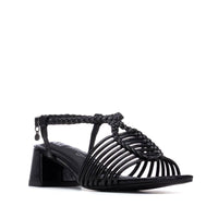 Xti Mujer Sandalia con tacón 145433 Negro