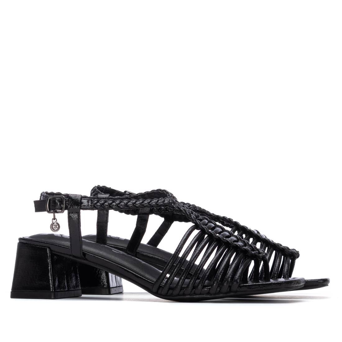 Xti Mujer Sandalia con tacón 145433 Negro