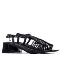 Xti Mujer Sandalia con tacón 145433 Negro