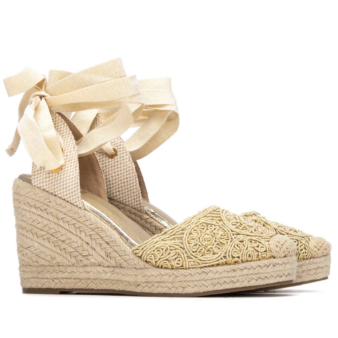 Xti Damen Espadrilles 145347 Gold