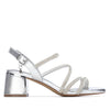 Xti Donna Sandalo con tacco 145260 Argento