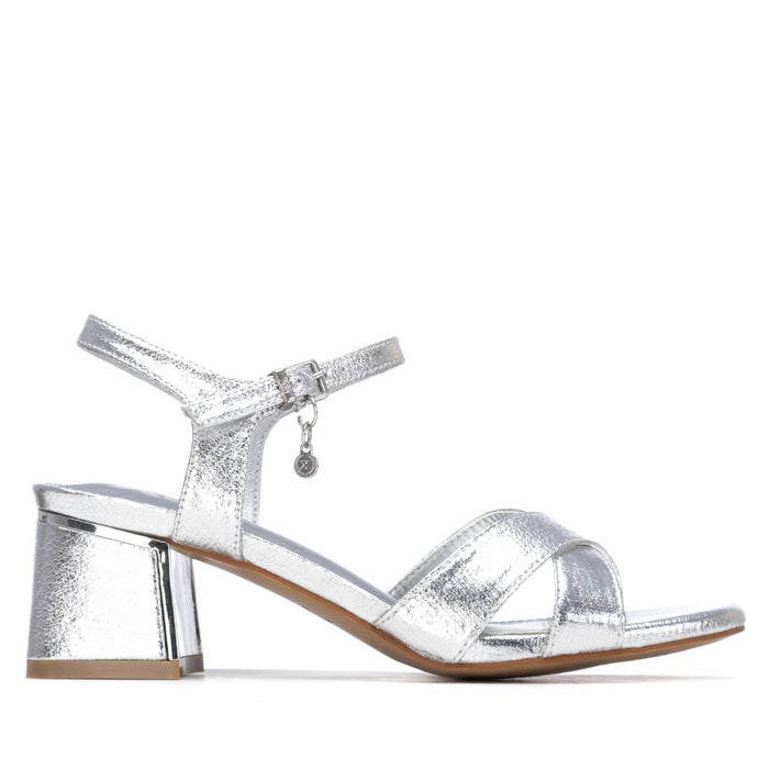Xti Femme Sandale à talon 145344 Argent