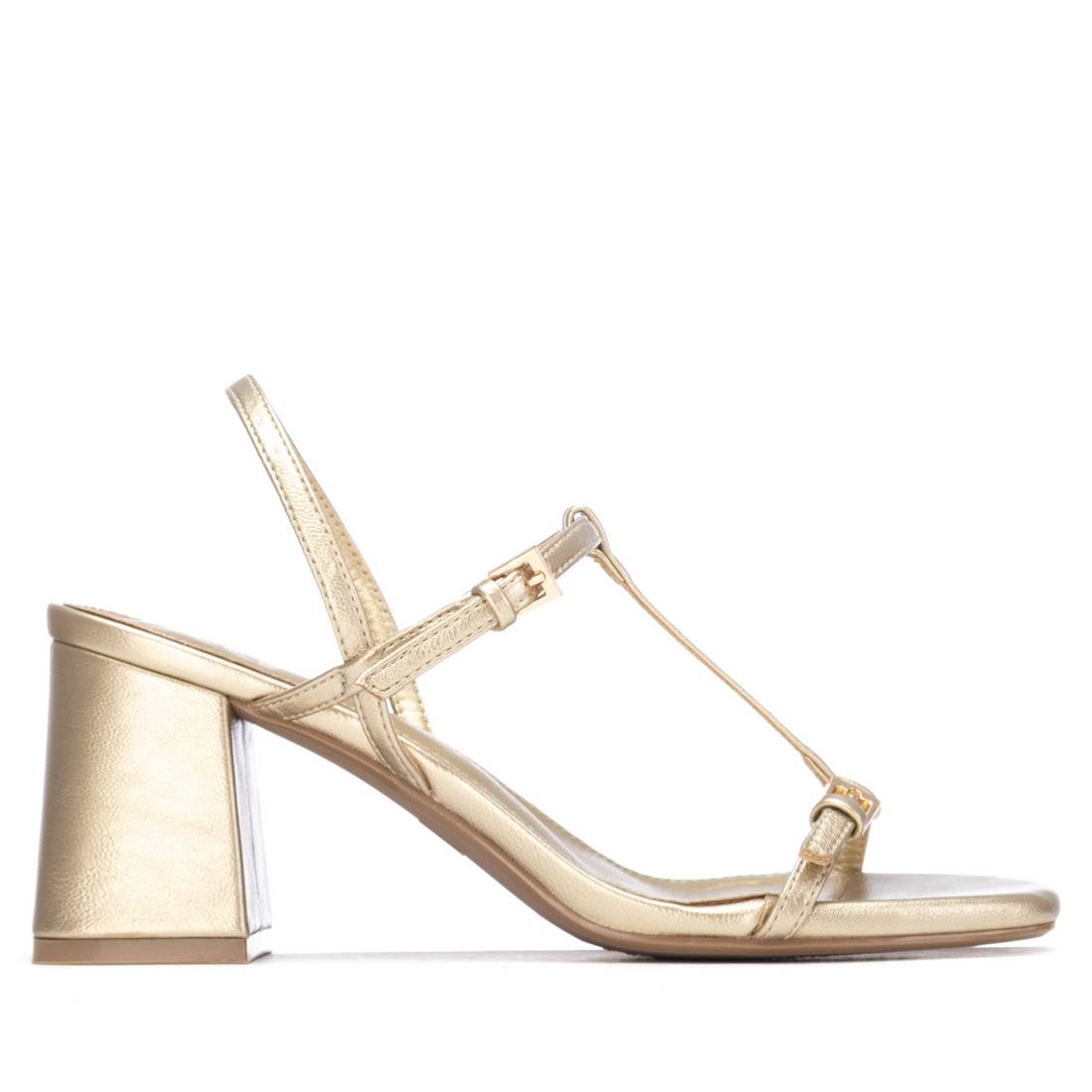 Xti Donna Sandalo con tacco 145446 Oro