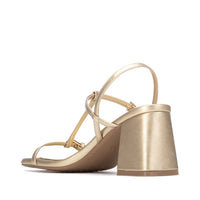 Xti Mujer Sandalia con tacón 145446 Oro