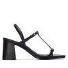 Xti Mujer Sandalia con tacón 145446 Negro