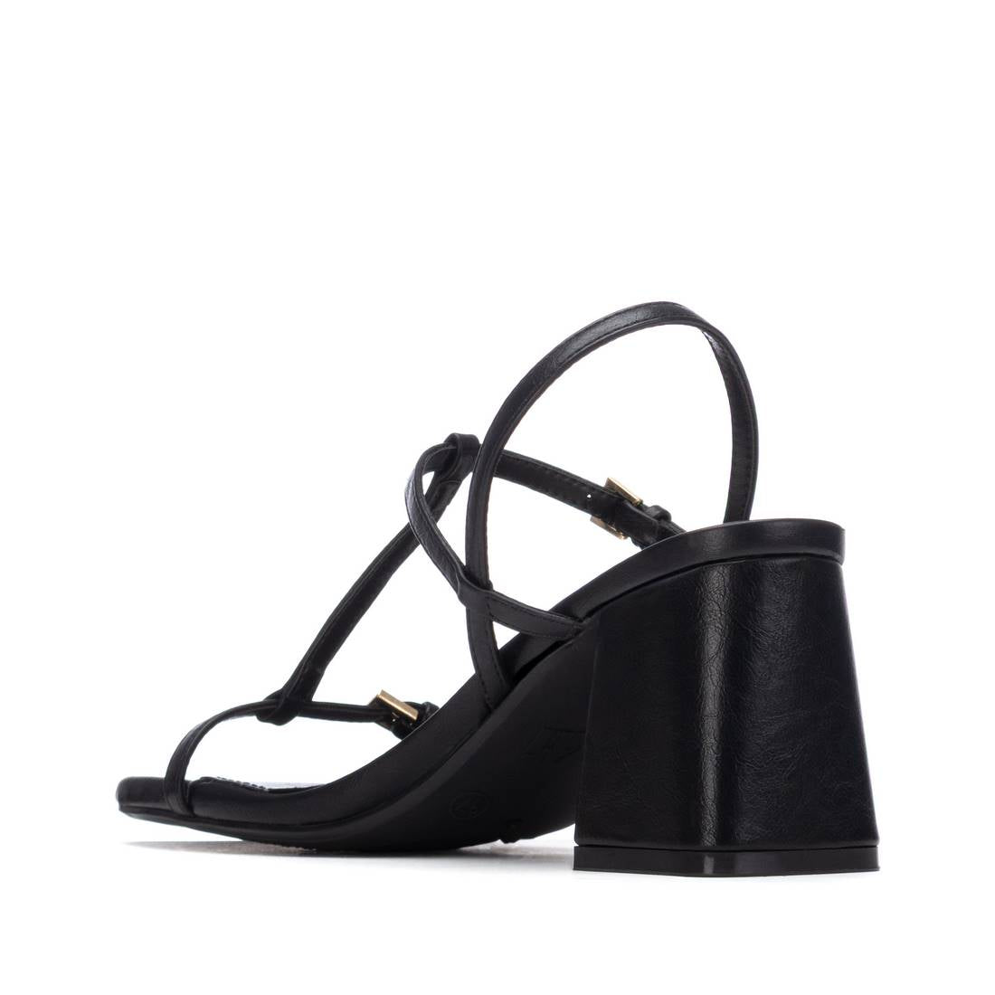 Xti Mujer Sandalia con tacón 145446 Negro