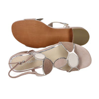 Marco Tozzi Donna Sandalo con tacco 2-28230-42 Cipria