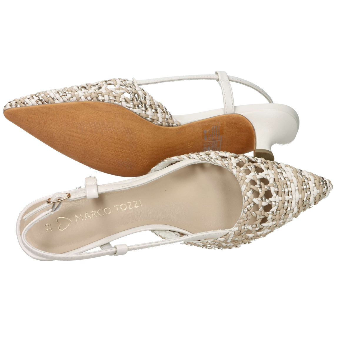 Marco Tozzi Femme Slingback 2-29502-44 Crème