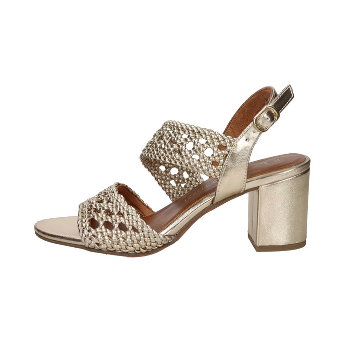 Marco Tozzi Donna Sandalo con tacco 2-28301-46 Oro