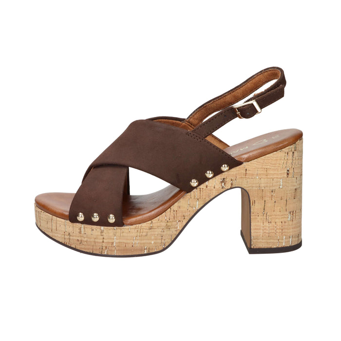 Marco Tozzi Women's Heeled Sandal 2-28366-46 Brown