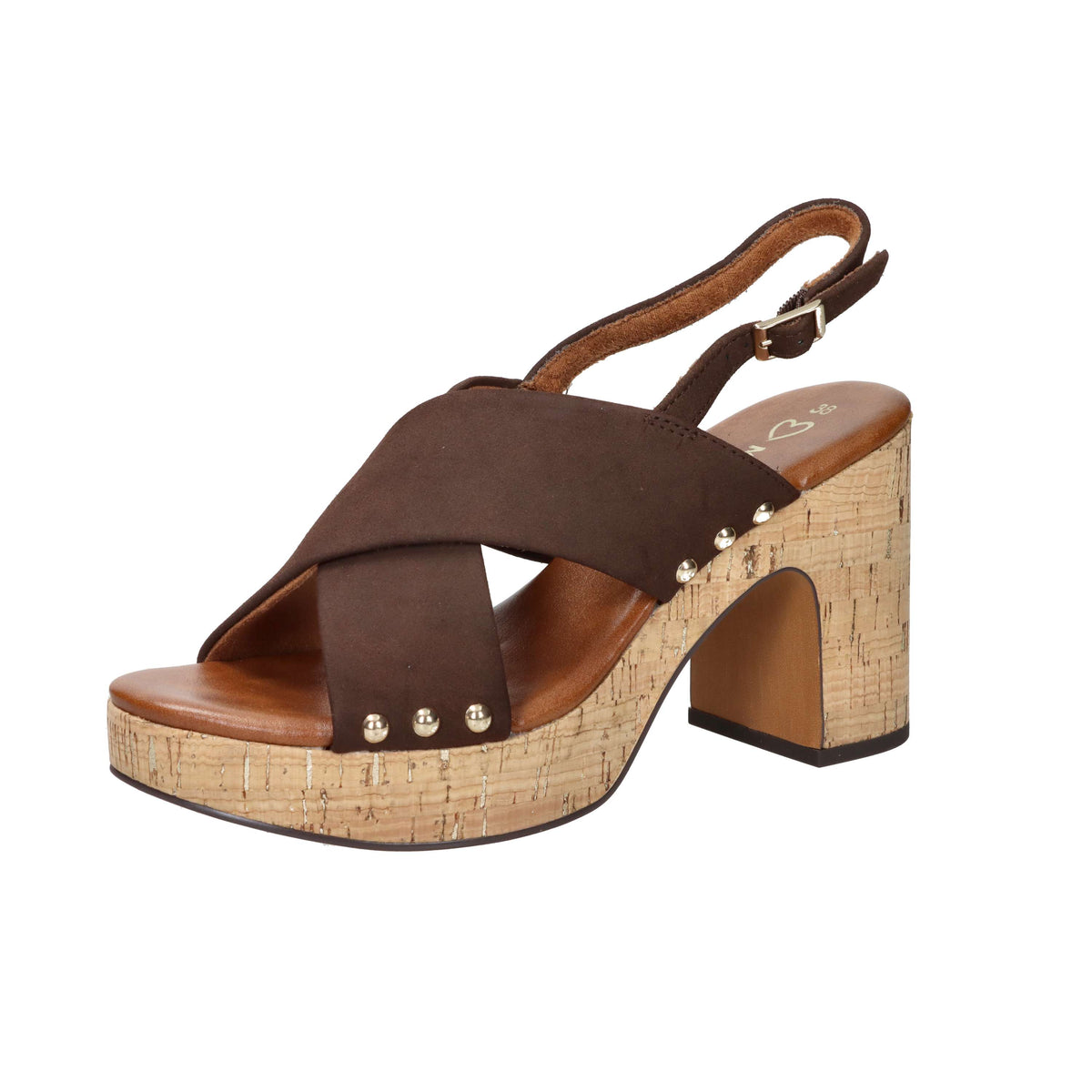 Marco Tozzi Donna Sandalo con tacco 2-28366-46 Marrone