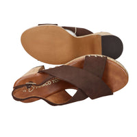 Marco Tozzi Donna Sandalo con tacco 2-28366-46 Marrone