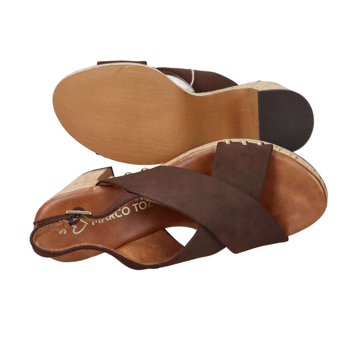 Marco Tozzi Women's Heeled Sandal 2-28366-46 Brown