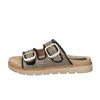 Jana Donna Ciabatta bassa 8-27560-46 Nero/Beige