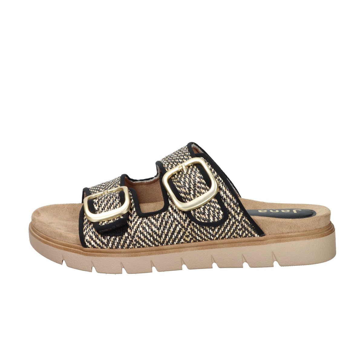Jana Donna Zueco bajo 8-27560-46 Negro/Beige
