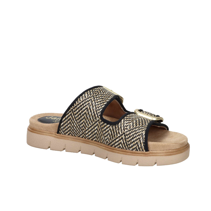 Jana Donna Ciabatta bassa 8-27560-46 Nero/Beige