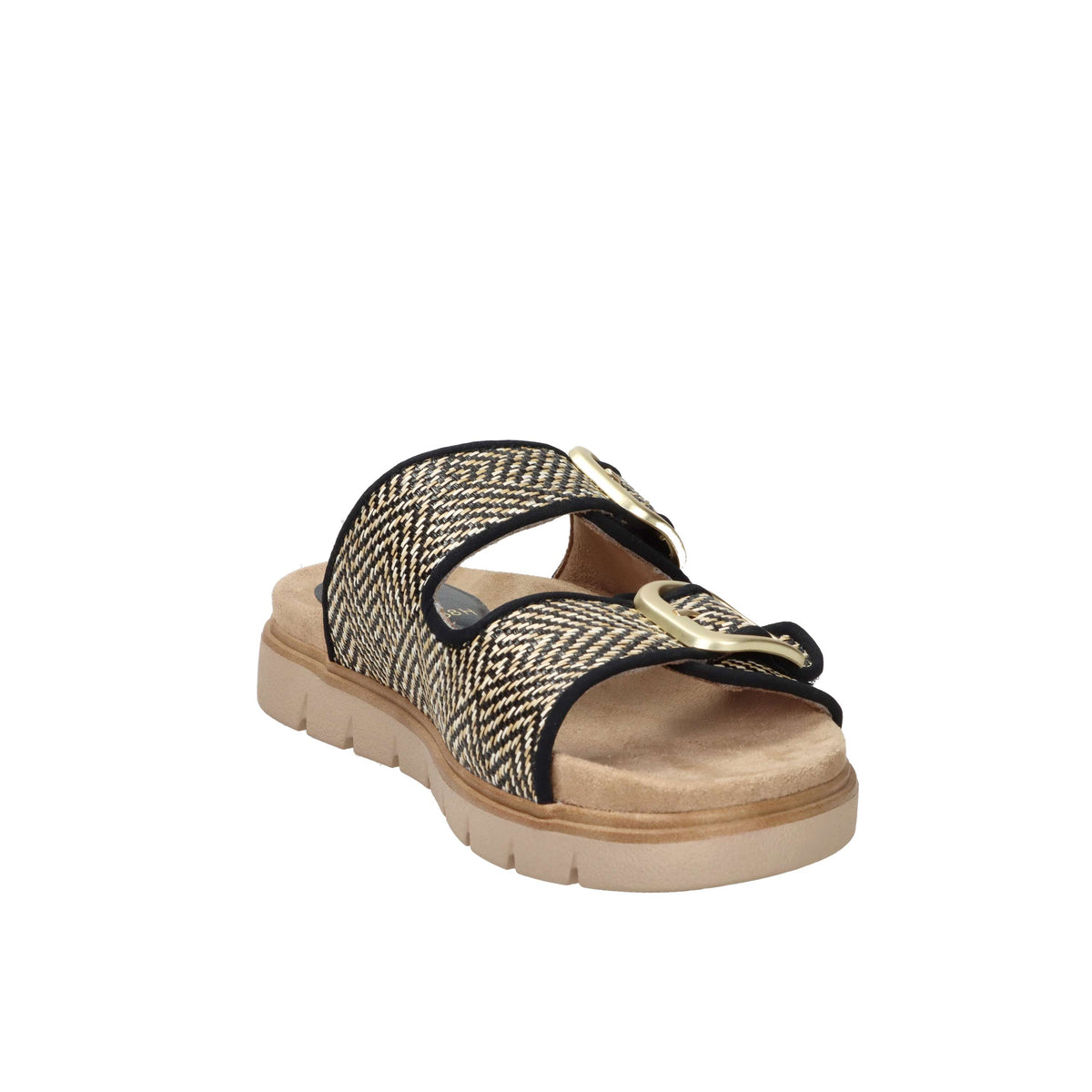 Jana Donna Ciabatta bassa 8-27560-46 Nero/Beige