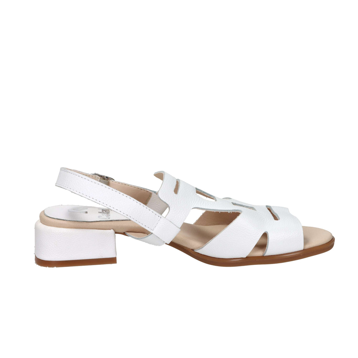 Callaghan Donna Sandalia con tacón 34407 Blanco