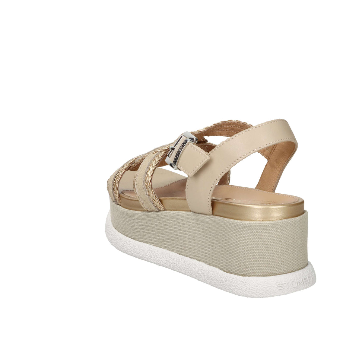 Stonefly Women's Wedge Sandal 223736 Beige/Gold