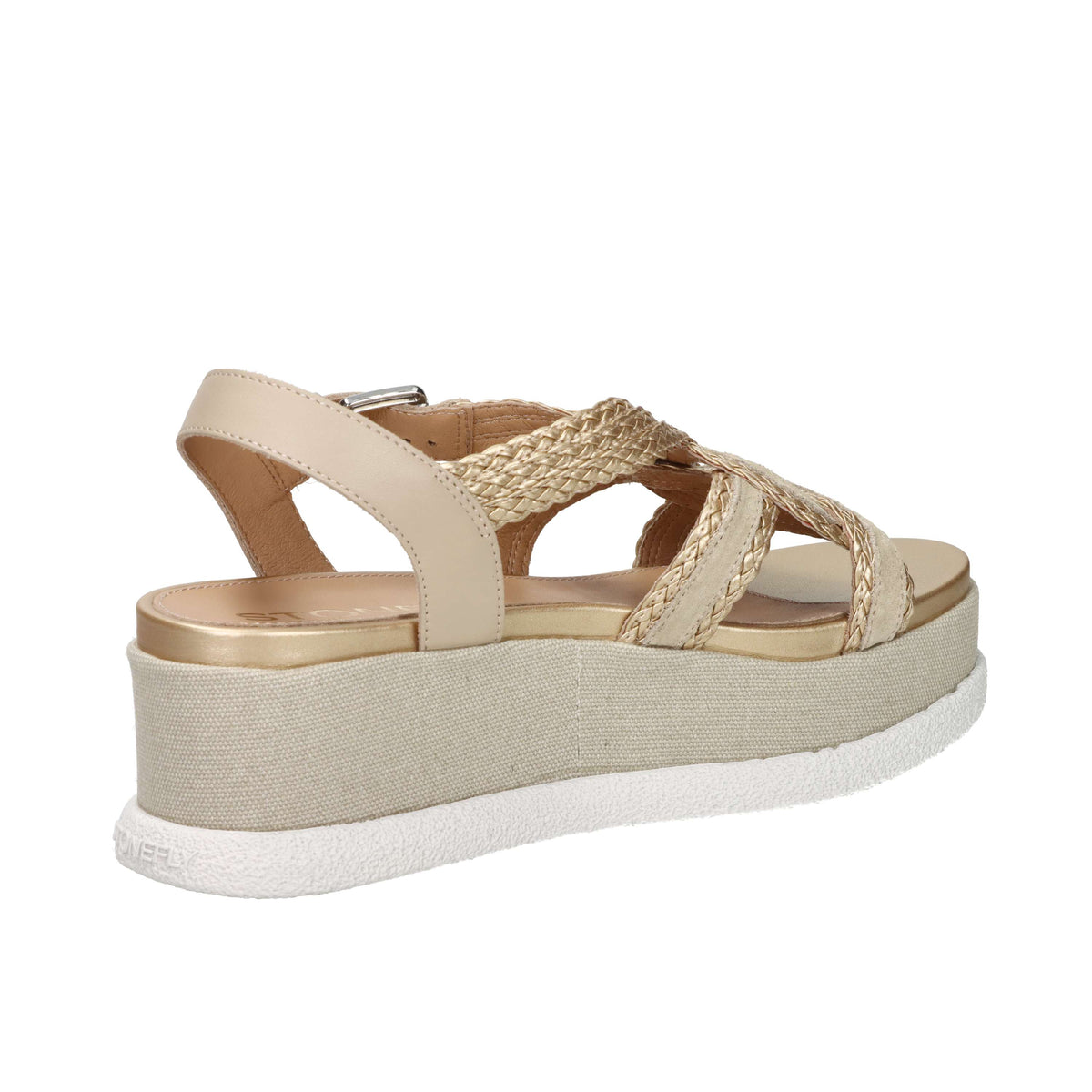 Stonefly Women's Wedge Sandal 223736 Beige/Gold