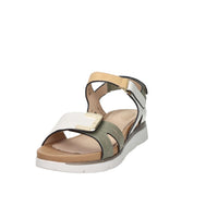 Stonefly Damen Flache Sandale 220834 Beige/Grün