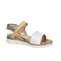 Stonefly Damen Flache Sandale 220834 Beige/Grün