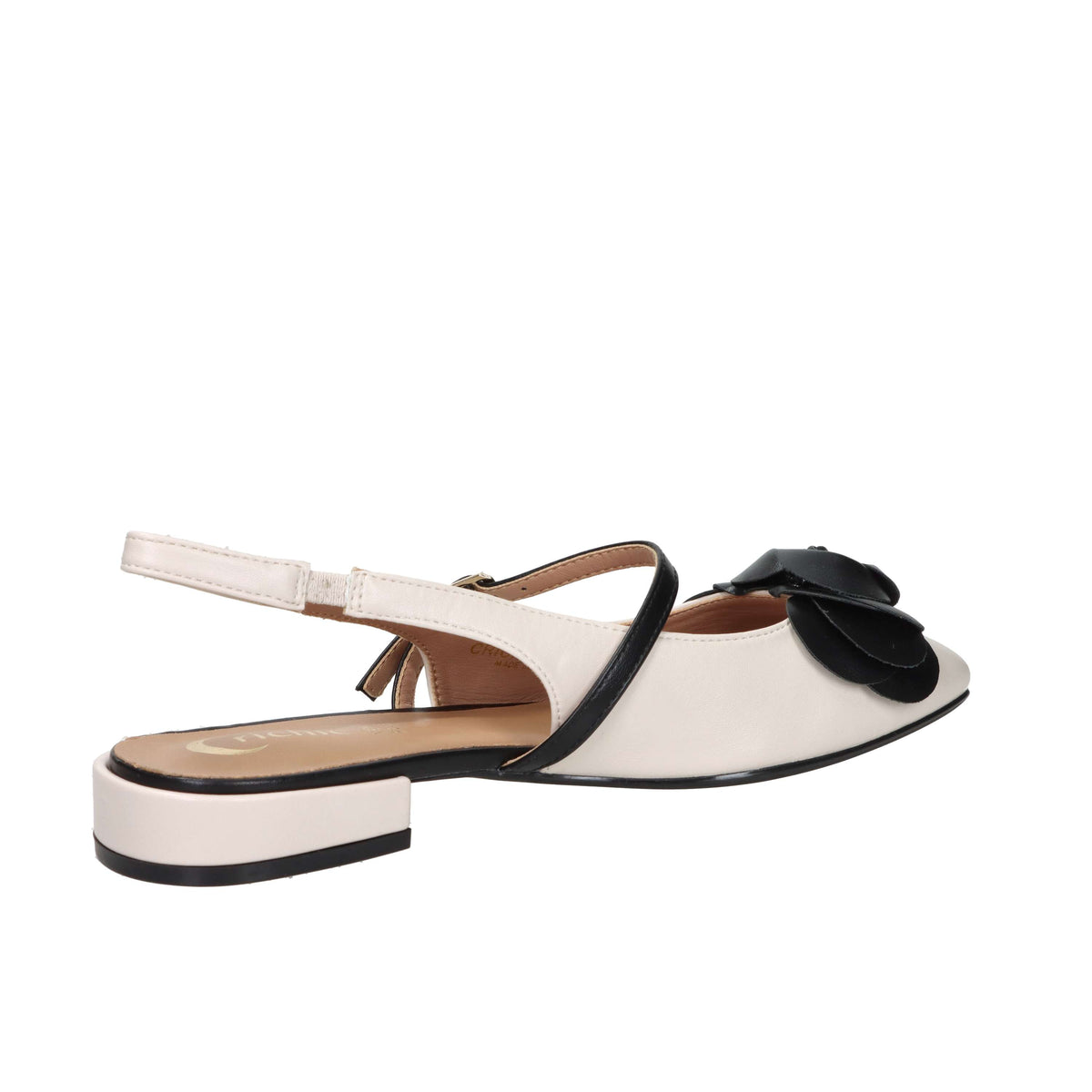 Crichic Women's Slingback 3614-3 Beige/Black