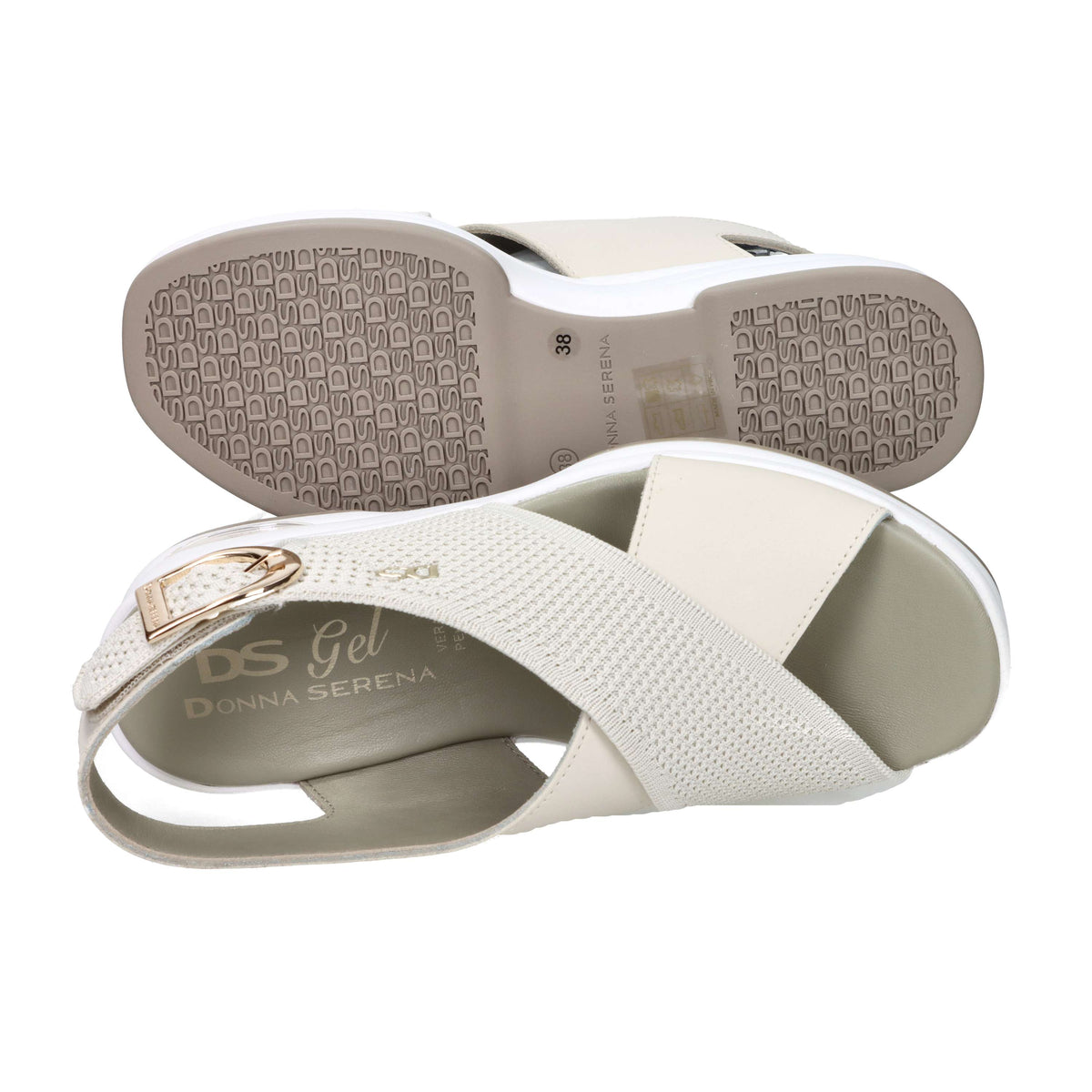 Women's Serena Wedge Sandals 9M6091DM Beige