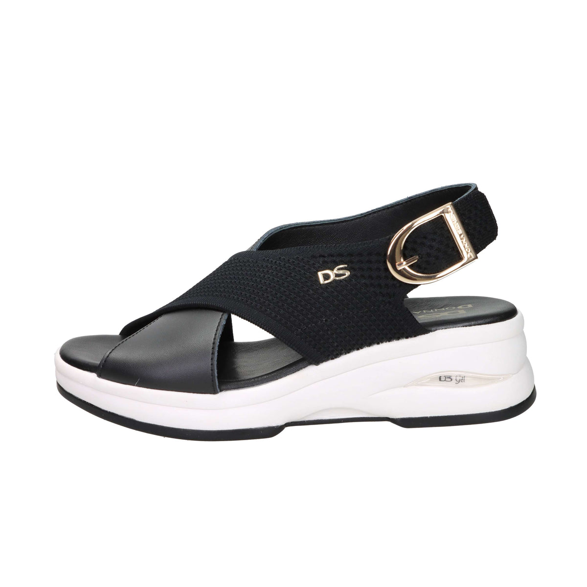 Donna Serena Women's Wedge Sandal 9M6091DM Black