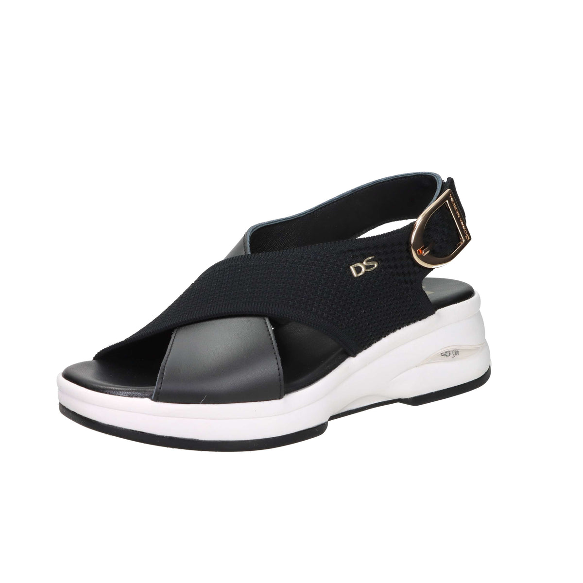 Donna Serena Women's Wedge Sandal 9M6091DM Black