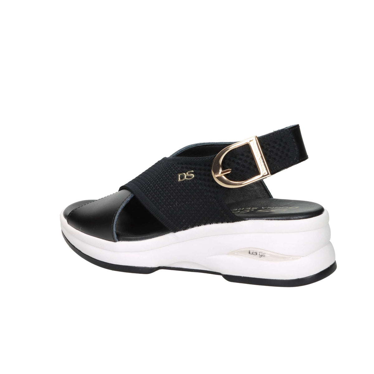 Donna Serena Women's Wedge Sandal 9M6091DM Black