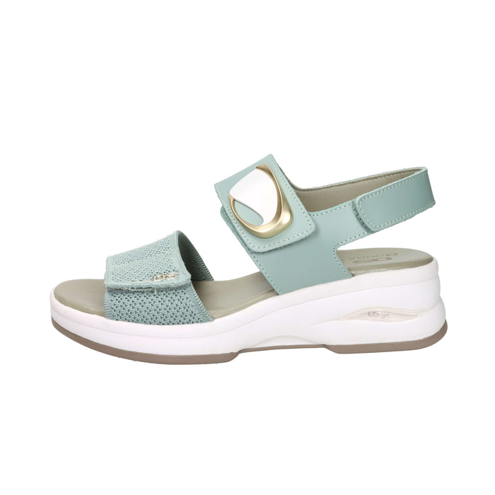 Donna Serena Donna Sandalo con zeppa 9M6092DM Verde Acqua