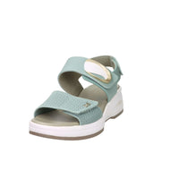Donna Serena Women's Wedge Sandal 9M6092DM Aqua Green