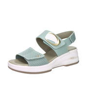 Donna Serena Women's Wedge Sandal 9M6092DM Aqua Green
