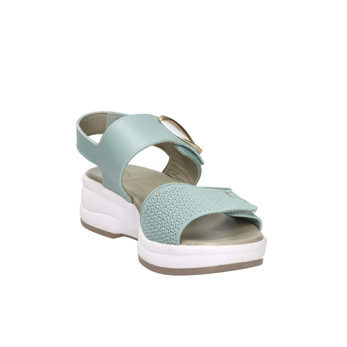 Donna Serena Women's Wedge Sandal 9M6092DM Aqua Green