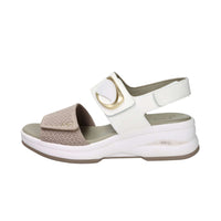 Donna Serena Women's Wedge Sandal 9M6092DM White/Beige