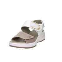 Donna Serena Women's Wedge Sandal 9M6092DM White/Beige