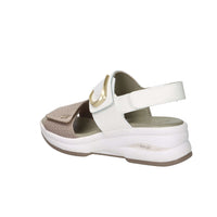 Donna Serena Women's Wedge Sandal 9M6092DM White/Beige