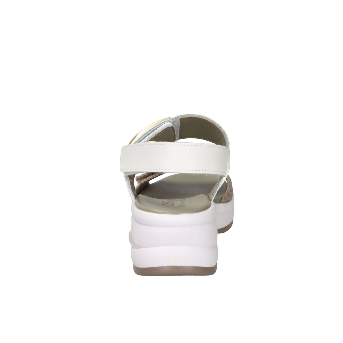 Donna Serena Women's Wedge Sandal 9M6092DM White/Beige