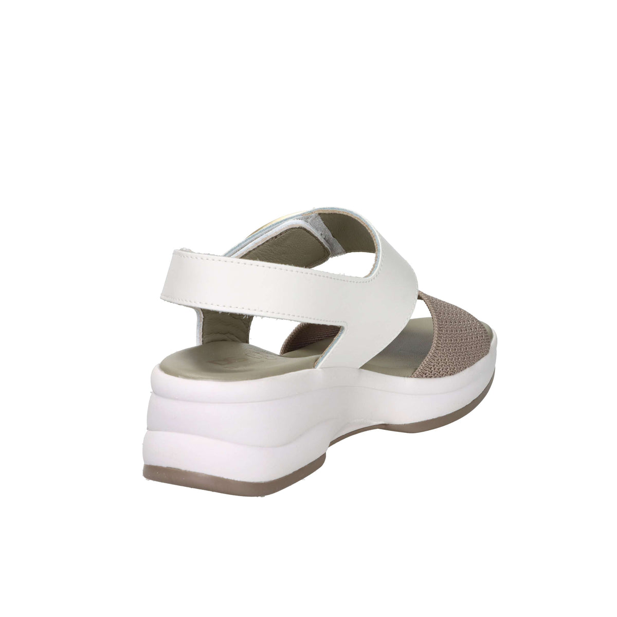 Donna Serena Women's Wedge Sandal 9M6092DM White/Beige