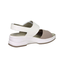 Donna Serena Women's Wedge Sandal 9M6092DM White/Beige
